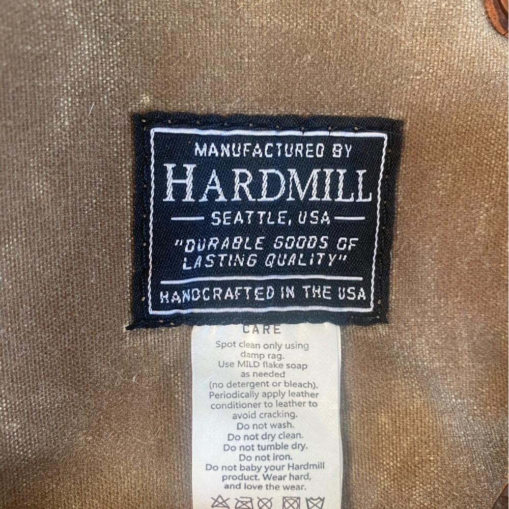 Hardmill Waxed Canvas Apron with Pockets - Picture 4 of 5